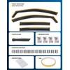 CXZHAZD Shatterproof in-Channel Rain Guards for Honda CR-V (CRV) 2017-2022,