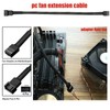 12" pwm Fan Extension Cable，4 pin Fan Extension Cable，Cable Extension