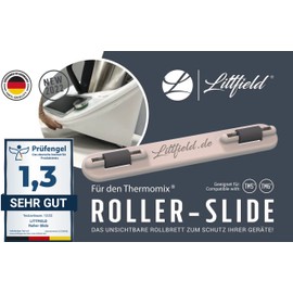 Littfield Roller Slide - Thermomix Sliding Board Alternative for TM6 & TM5 - Thermomix Accessories to Protect Your Thermomix Scales