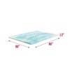 Tulo Gel Memory Foam Cooling Mattress Topper 2/3/4-Inch | 5-Zoned