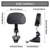 Adjust Rider Backrest - PSLER Foldable Driver Backrest for Touring
