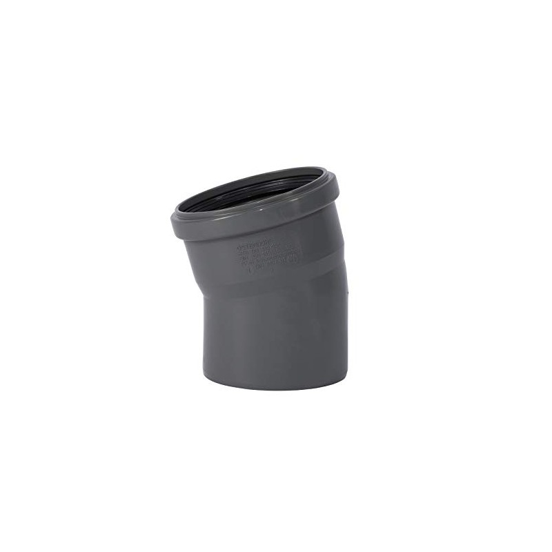 Ostendorf HTsafe Elbow DN 110 15 Degrees Grey