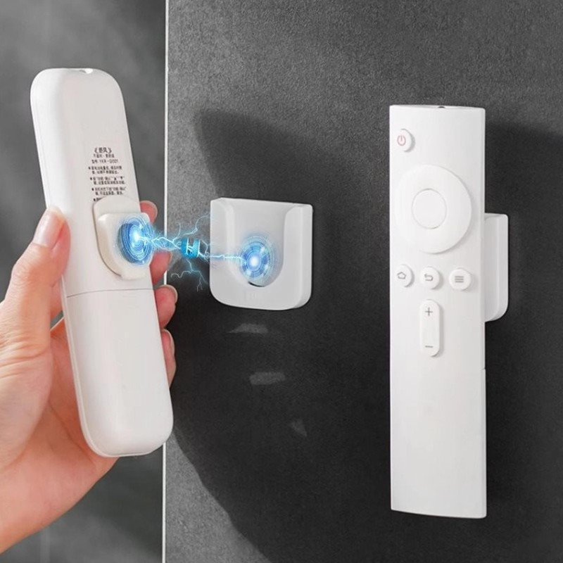 HXSYKJDM Pack of 4 Magnetic Remote Control Holders, Strong Magnetic