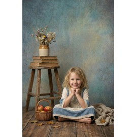 Portrait Backdrops for Photography Rusty Abstract Texture Vintage Headshot Photo Studio Props, 8x10ft