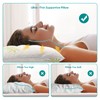 MINUPWELL Ultra Thin Pillows, Flat Pillows for Sleeping Thin, 7D