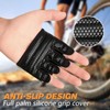 RYMNT Minimal Workout Gloves,Short Micro Weight Lifting Gloves Grip Pads