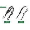 Motorcycle Luggage Straps, Bike Rack Bungee Cords with Hooks, Elastic
