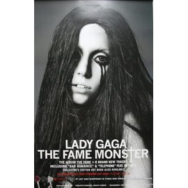UNIVERSAL MUSIC GROUP Lady Gaga The Fame Monster DOUBLE SIDED MUSIC POSTER (1306)