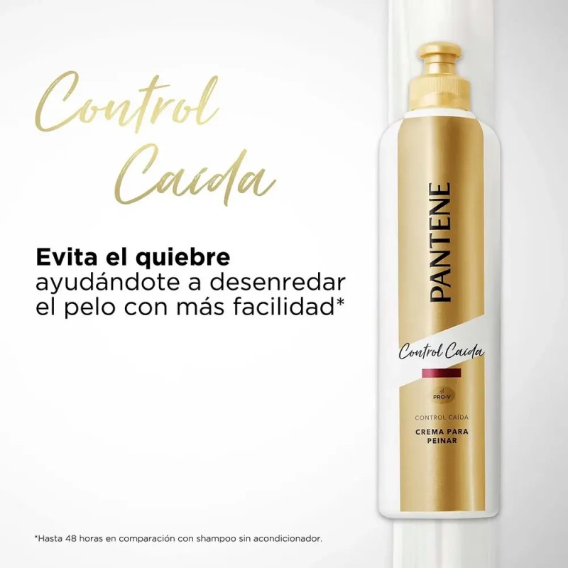 Crema Para Peinar Pantene Pro-v Control Caída 300ml