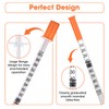 100Pack Lab Dispensing Transfer Liquid U-100-31 Ga, 1.0cc/mL Jeringas with