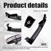 atsuch Rear Left Chrome Exterior Door Handle Compatible with Toyota