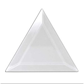 3"x 3"x 3" Triangle Glass Bevel - 10 Pieces