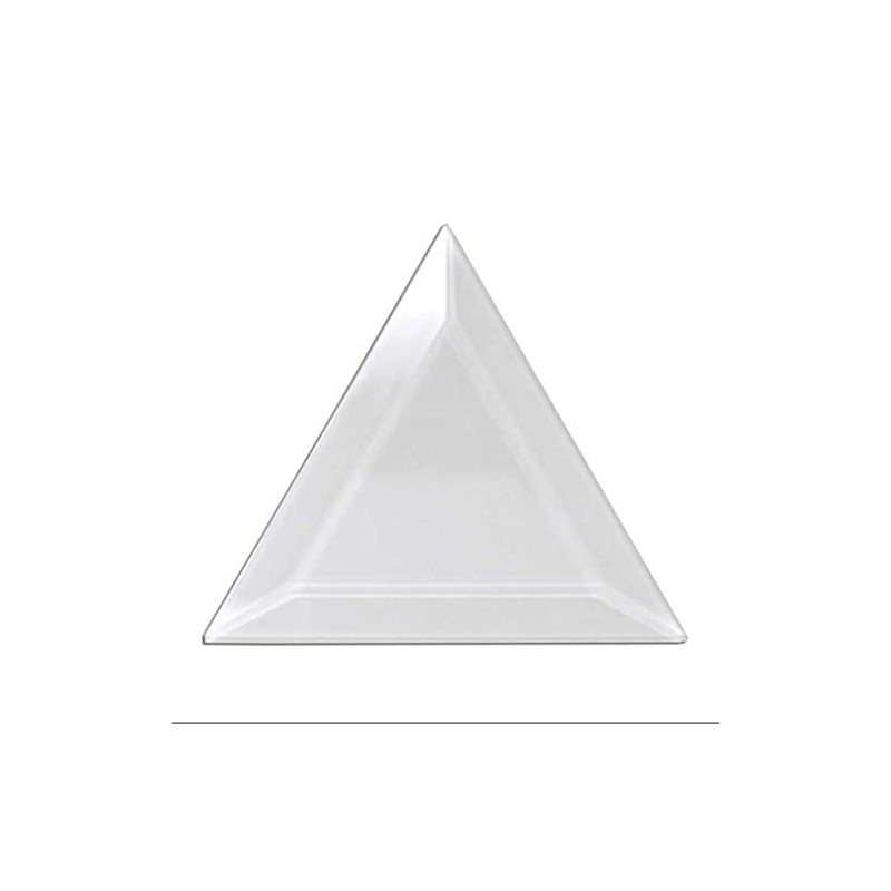 3"x 3"x 3" Triangle Glass Bevel - 10 Pieces