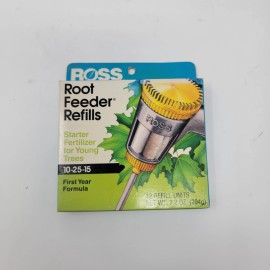 Ross Root Feeder Refills 12 Starter Fertilizer Refills for Young Trees 10-25-15
