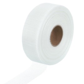 uxcell Drywall Joint Tape, 2" x 295Ft Self-Adhesive Fiberglass Cement Board Mesh Tape, Crack Patch Fabric for Wall Sheetrock Ceiling Crack Repairing Strengthening, White