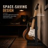 Bamboo Multi Guitar Stand, Folding Guitar Rack for Multiple Guitars,