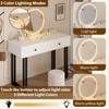 IDEALHOUSE Vanity Desk with Mirror and Lights, 40” Makeup Vanity