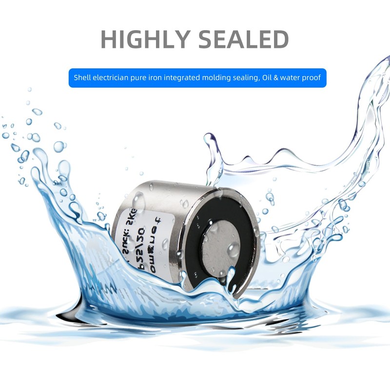 Electromagnet, 24 ± 2 V operating voltage, the maximum suction