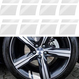 8 pcs Wheel Rim Decal Stripes Car Decals Reflective Car Stickers Automotive Decals Hash Stripe Stickers for 18-21 inch Wheels Tire Rim Safety Decoration Accessories
