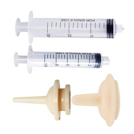 Feeding Syringe - Bird Feeding Syringe With Pacifier | Cat Watering Supplies for Home Veterinary Aquarium Gardening Livestock Oil Cooking