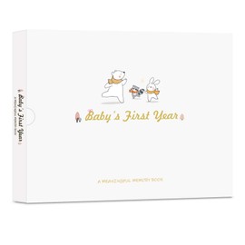 Baby Book Keepsake for Boys & Girls - Baby's First Year Book to Record Every Good Moment - Baby Memory Book for Baby Shower - Baby Milestone Book for New Parents