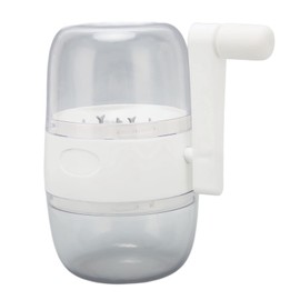 Nut Mill, Crank, ABS Tooth Design, Non-Slip Handle, Stainless Steel Blades, Manual Nut Chopper for Garlic