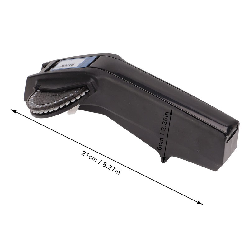 Greensen Transparent Single Hand ABS Embossing Label Printer, Portable, 6-9