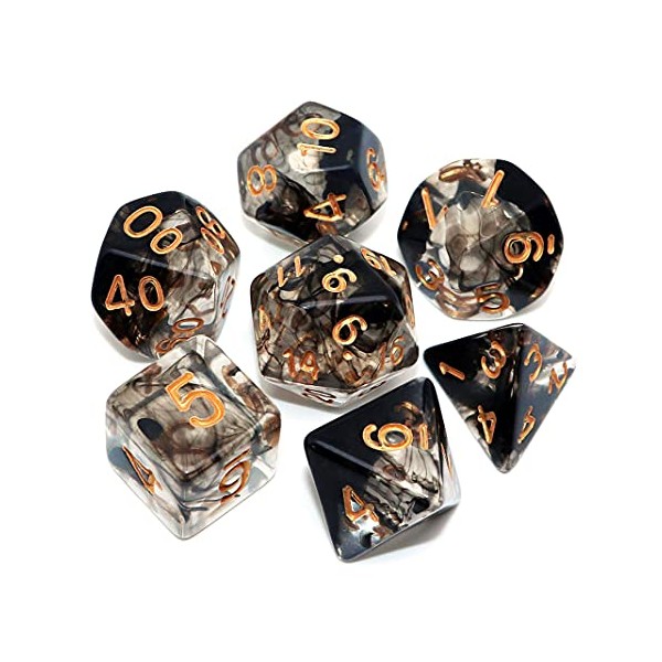 CREEBUY 7Pcs DND Game Dice Set for Dungeon and Dragons