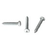 #8 x 1 White Pan Head Metal RV Screws |