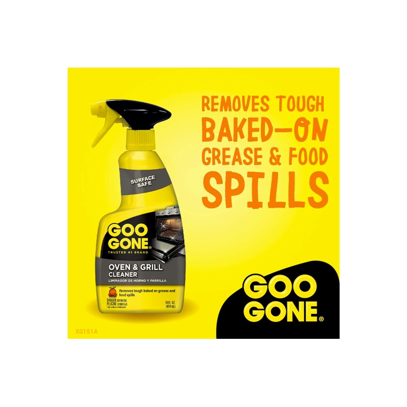 Goo Gone Oven & Grill Cleaner, Surface Safe, Removes Tough