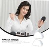 DECHOUS 2Pcs Portable Desktop Makeup Mirrors Adorable Compact for Easy