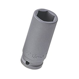 GENIUS TOOLS 1/2" Dr. 30mm Deep Impact Socket (CR-Mo) - 447830