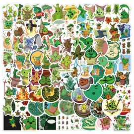 130Pcs Cool Korok Stickers Pack, Aesthetic Decal for Water Bottle, Laptop, Phone, Scrapbook, Journal Skateboard Toddler for Party Supply Favor Decor