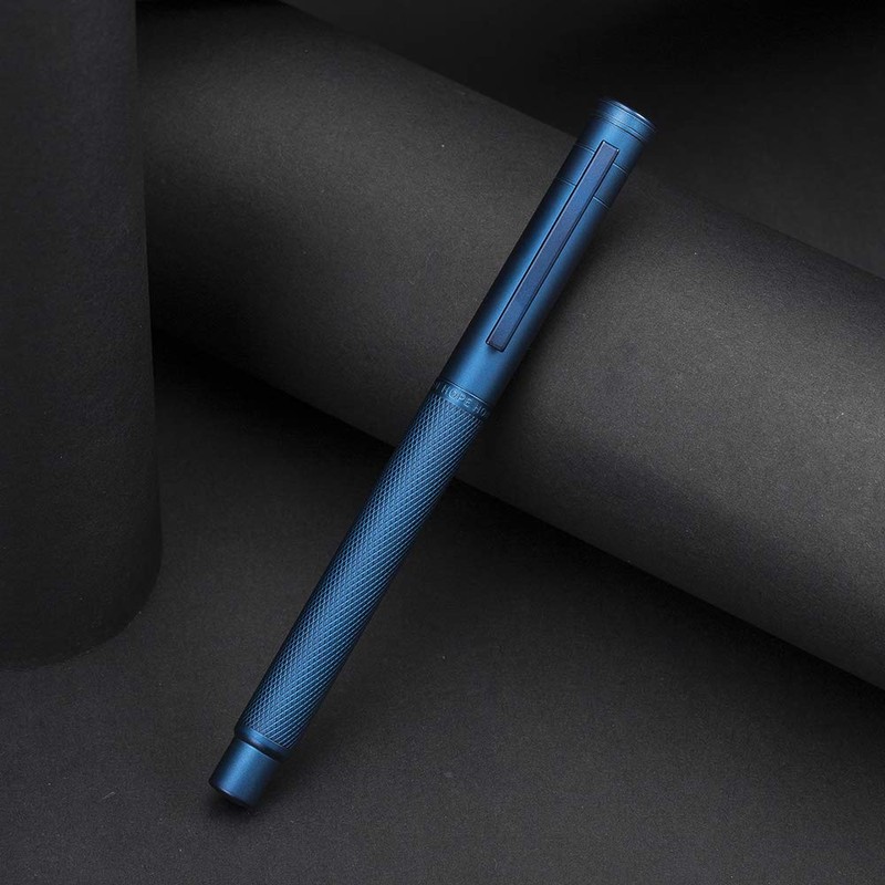 Hongdian Fountain Pen Dark Blue Forest Fine Nib Pen, Classic