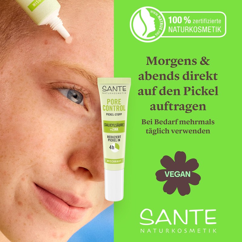 SANTE Naturkosmetik Pore Control brufoli Stop – 15 ml –