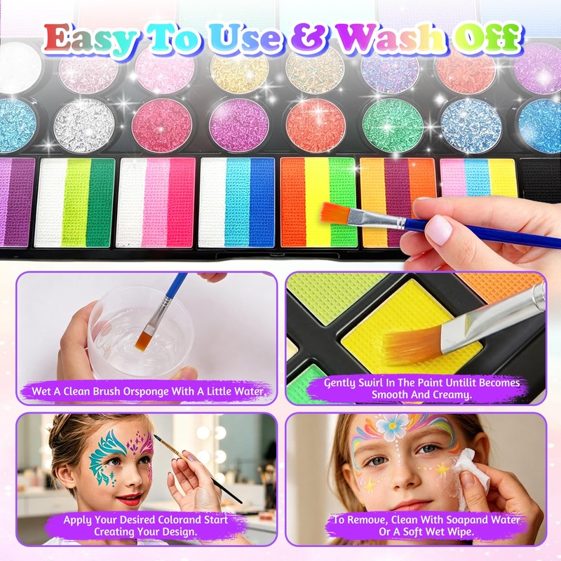 KutaKuta Children's Make-Up Set, 52 Colours