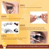 QUEWEL 4 Pairs Magnetic Eyelashes Natural Look, Reusable Magnetic Eyelashes