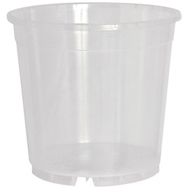 Geli Thermo Plastic Orchid Pot Transparent/Clear, 12 cm