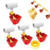 Vandancoop Chicken Water Cup for PVC with Tee, Automatic Float