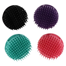 Baluue 4pcs Scalp Care Shampoo Brush Hair Scalp Massagers for Deep Cleaning Exfoliating and Soft Bristle Scrubbers for Hair Growth