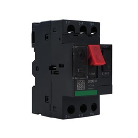 Jadeshay Motor Protection Switch 400 V, Motor Protection Switch GV2ME10 Thermal Magnet Motor Protection Switch 690 V 4-6.3 A (Black)