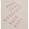 Pack of 24 Oval Nails for Sticking, Press On Nails,