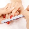 12Pcs Professional Nail Files, 100/180 Grit Double-Sided Nail Files Set