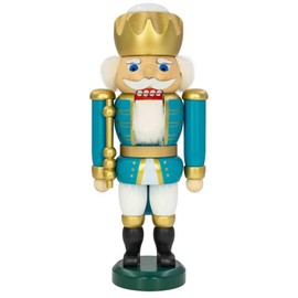 Seiffener Volkskunst Nutcracker King 25 cm High Original Ore Mountains