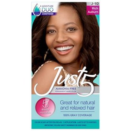 Just 5 Women's 5 Minute Permanent Hair Color, Rich Auborn