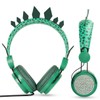 Gadpiparty Over Ear Headphones for Microphone Adorable Dinosaur Design Volume
