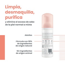 AVENE, Espuma Limpiadora Facial, desmaquilla y purifica, piel normal a mixta, 150ml