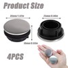 ZAHD Pack of 4 Overflow Plugs Sink Hole Cover Sink