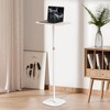 Portable Laptop Floor Stand Laptop Standing Desk Adjustable Height 18.5-47"