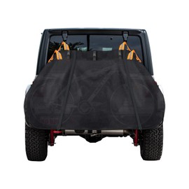 Tokept Bike Cover, 420D Waterproof Oxford Fabric with Reflective Strip, for Car, RV, SUV Travel Trailer Bike Full Cover (XL 1 Bike)